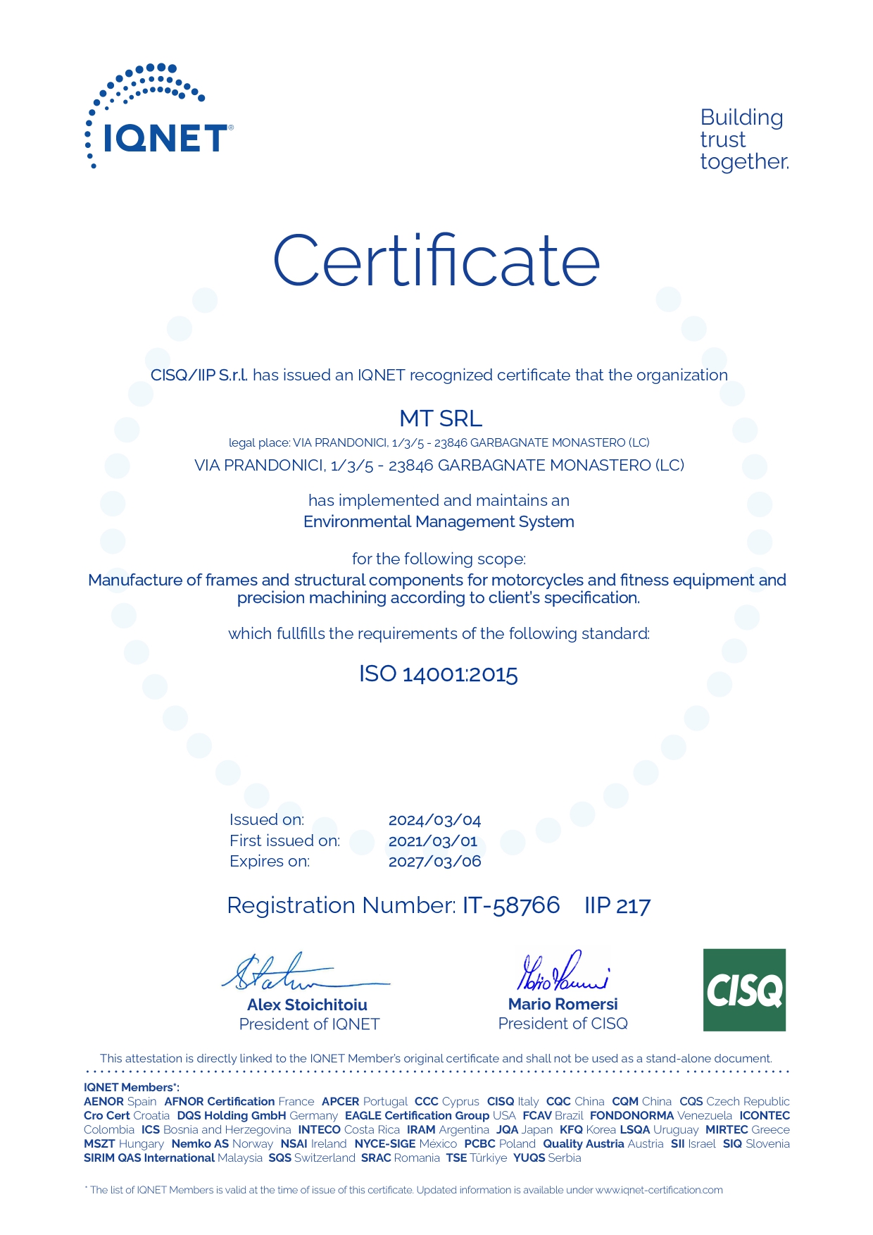ISO 14001:2015